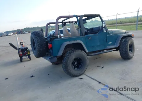 1997 Jeep Wrangler Se из США, поврежденный, VIN 1J4FY29P6VP501255